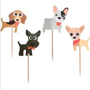 Dog Cupcake Toppers 🧁